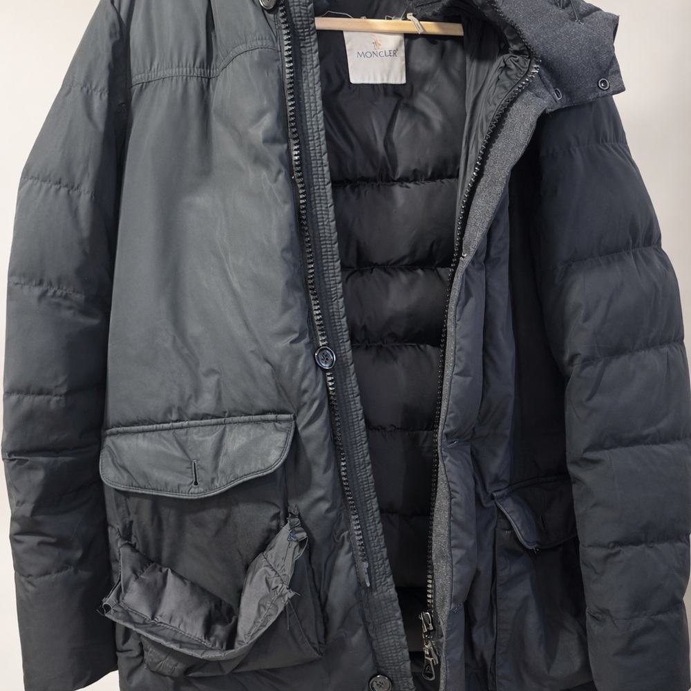 Moncler Men's Charcoal Puffer Jacket